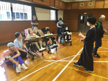 ［中学部］学習発表会体育館練習